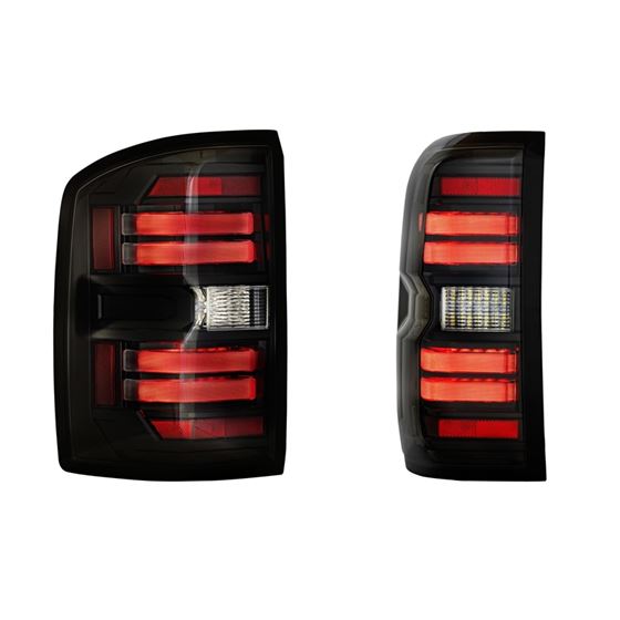 XB LED Tail Lights: GMC Sierra (14-18) (Pair / Smoked) (LF731) 3