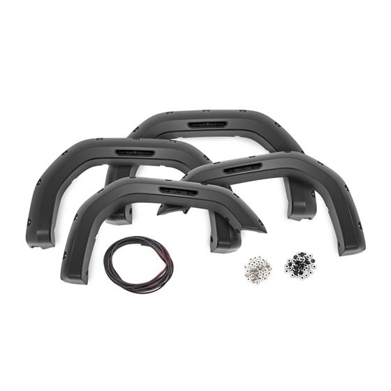 Pocket Fender Flares G6M Titanium Rush GMC Sierra 2500 HD/Sierra 3500 HD (20-24) (F-G12011A-G6M) 1