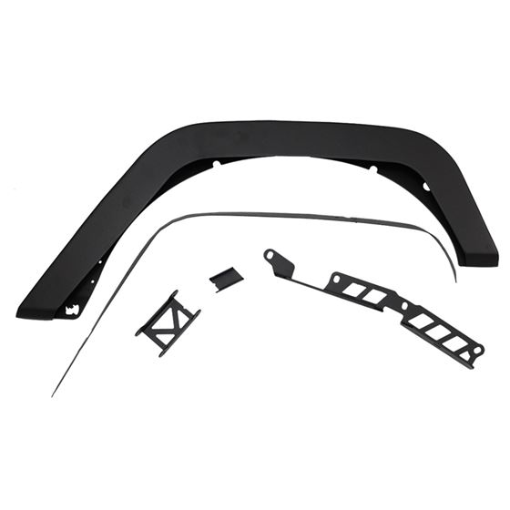 Go Rhino Pair of Trailline. 3" Wide Steel Rear Fenders for 2007-2018 Jeep JK Wrangler