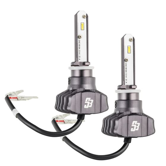 881 S3 LED Headlight Bulb Conversion Kit 6000K 2