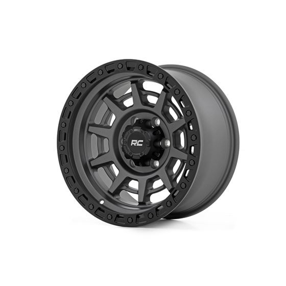 85 Series Wheel Simulated Beadlock Gunmetal Gray/Black 17x9 6x5.5 -12mm (85170912A) 1