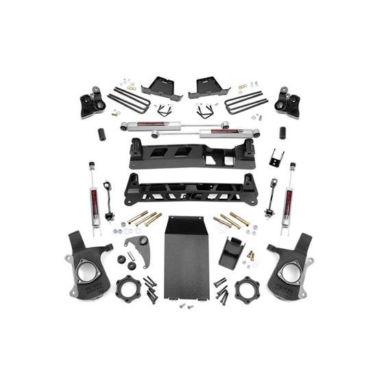 4 Inch Lift Kit Chevy Silverado and GMC Sierra 1500 4WD (1999-2006 and Classic) (25830) 1