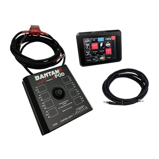 BantamX Touchscreen for Uni with 84 Inch battery cables 1