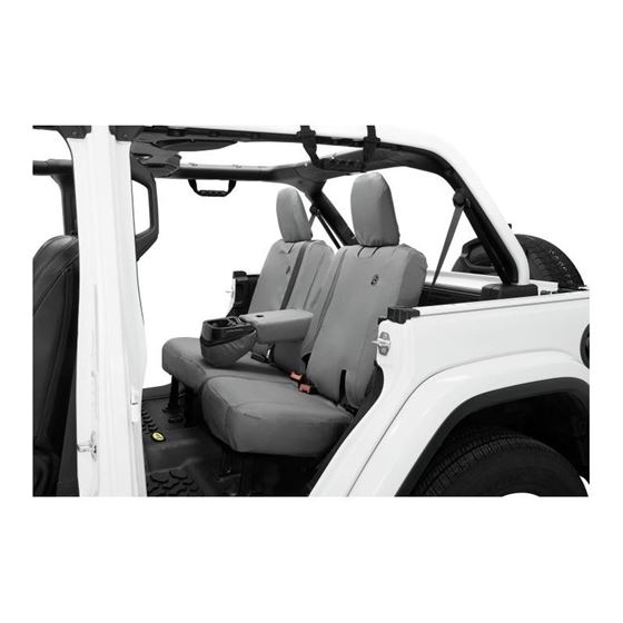 Bestop Seat Covers 2018 - 2019 Jeep Wrangler JL 4 Door Rear w/ Fold Down Arm Rest