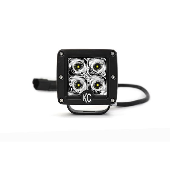 3" C-Series C3 LED Spot Beam Black Pair Pac-3