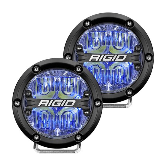 360-Series 4 Inch Led Off-Road Drive Beam Blue Backlight Pair 1