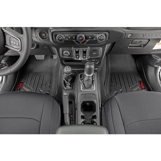 Heavy Duty Floor Mats Front and Rear wo Under Seat Lockable Storage20 Gladiator JT 1