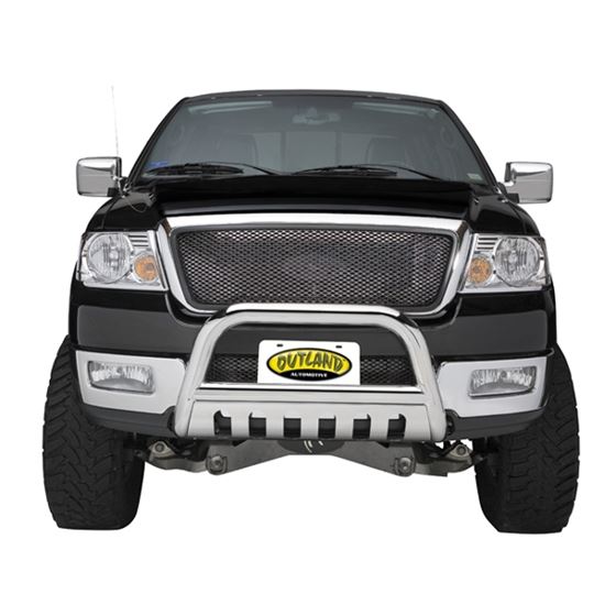 This black powder coated license plate bracket fits all 3 inch bull bars. (81503.9)