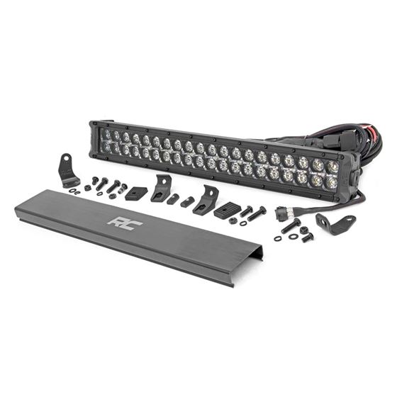 20 Inch Black Series LED Light Bar Dual Row Amber DRL (70920BDA) 1