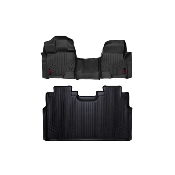 Floor Mats FR and RR Over Hump Ford F-150 (15-24)/F-150 Lightning (22-24)/Raptor (17-24) (M-51153) 1