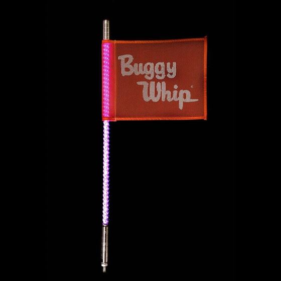 Buggy Whip 6 Pink LED Whip Threaded 1