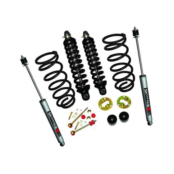 Suspension Lift Kit wShock 3 Inch Lift 0319 Toyota 4Runner Incl Front CoilOver Shocks Front Coil Spr