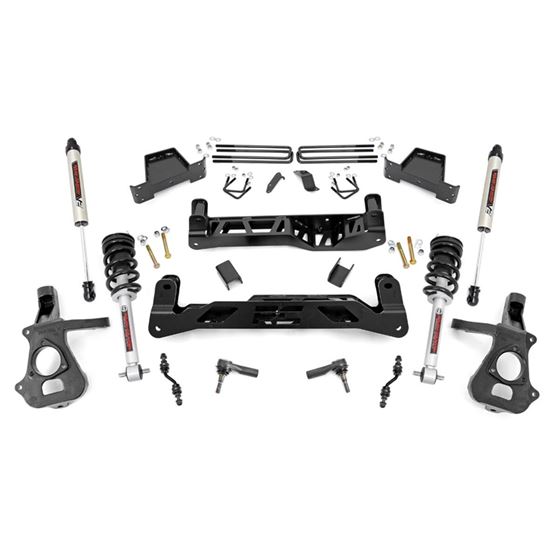 7 Inch Suspension Lift Kit Lifted Struts and V2 1418 SilveradoSierra 1500 2WD AluminumStamped Steel