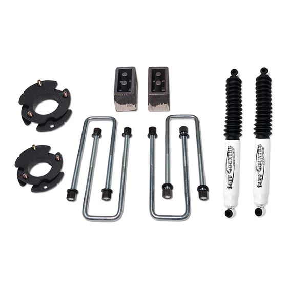 2 Inch Lift Kit 0919 Ford F150 4x4  2WD wRear Lift Blocks and SX8000 Shocks Tuff Country 1