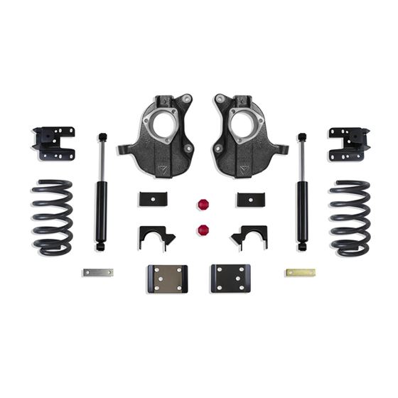 LOWERING KIT W/ EXTRA/CREW CAB COILS - 3"/5" DROP HEIGHT (KC331535-6)
