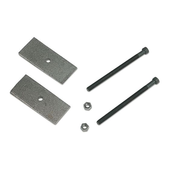 2 Degree Axle Shims 3 Inch Wide with 12 Inch Center Pins 0313 Ram 2500 0312 Ram 3500 4WD Pair Tuff C