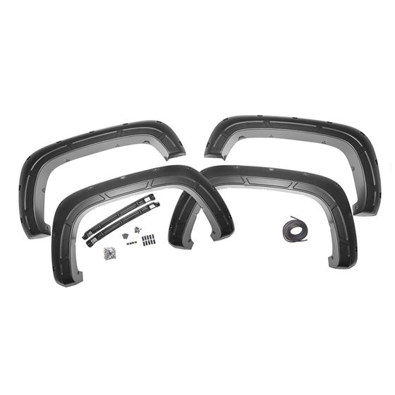 Fender Flares Defender GHR Forest Chevy Silverado 2500 HD/3500 HD (20-24) (A-C12011-GHR) 1