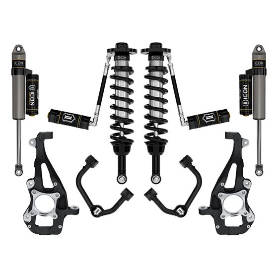 2021-2023 Ford F-150 4WD 3.5-4.5" Lift Stage 3 Suspension System Tubular UCA (K93143T) 1