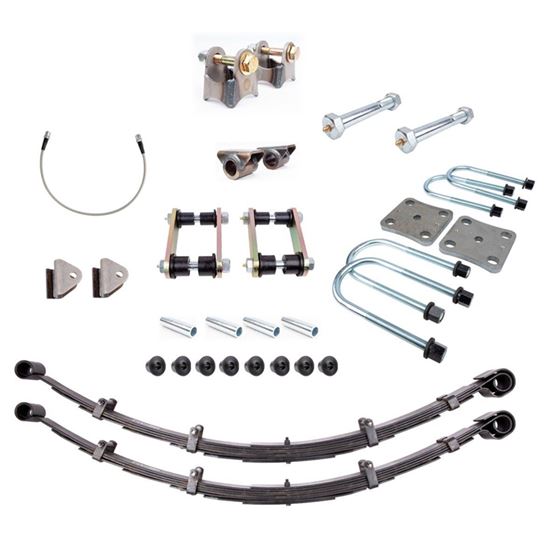 9597 Toyota Tacoma Rear Suspension Kit with Standard Leaf Springs 1