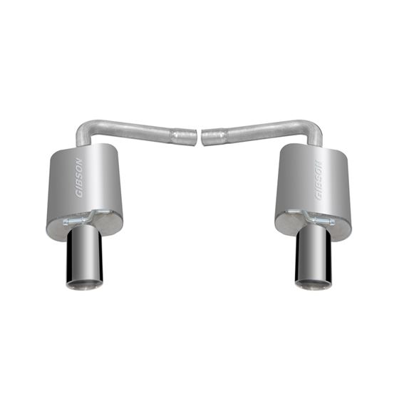 Axle Back Dual Exhaust System Stainless 1