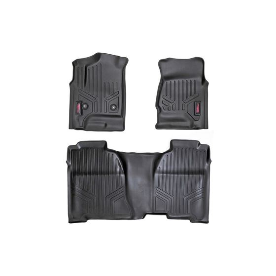 Floor Mats FR and RR Crew Cab Chevy/GMC 1500/2500HD/3500HD 2WD/4WD (M-21413) 1