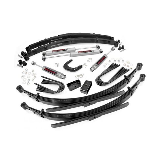 6 Inch Suspension Lift System 56 Inch Rear Springs 77-91 C20/K20 Suburban Rough Country 1