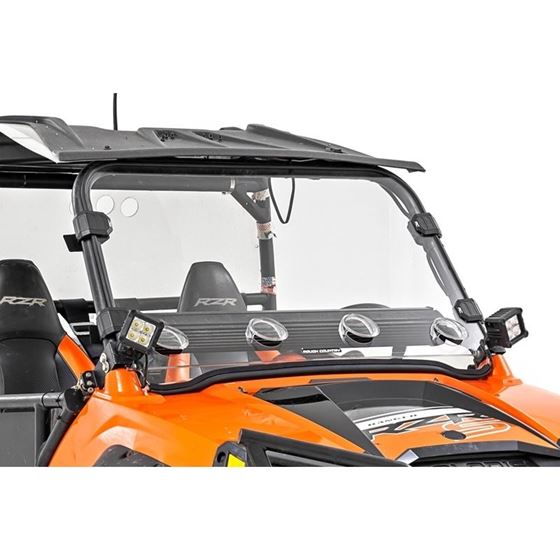 Vented Full Windshield Scratch Resistant Polaris Ranger RZR 4 800/RZR S 800 (98211410) 1