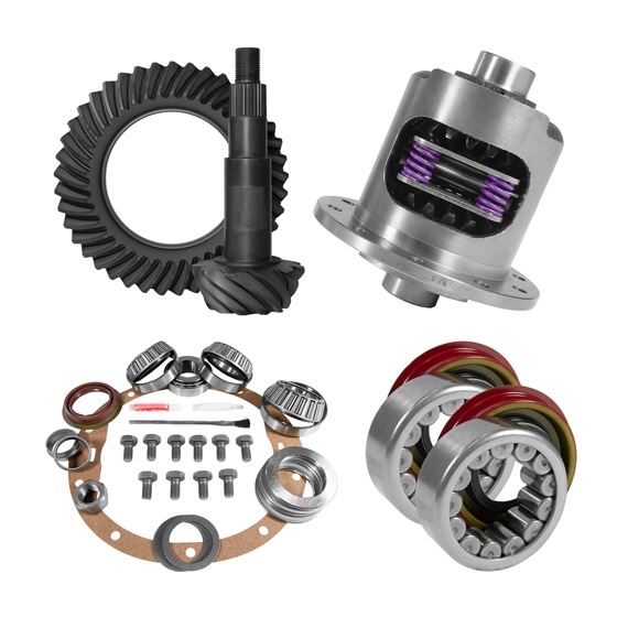 8.6" GM 4.11 Rear Ring and Pinion Install Kit 30spl Posi Axle Bearings and Seals 1