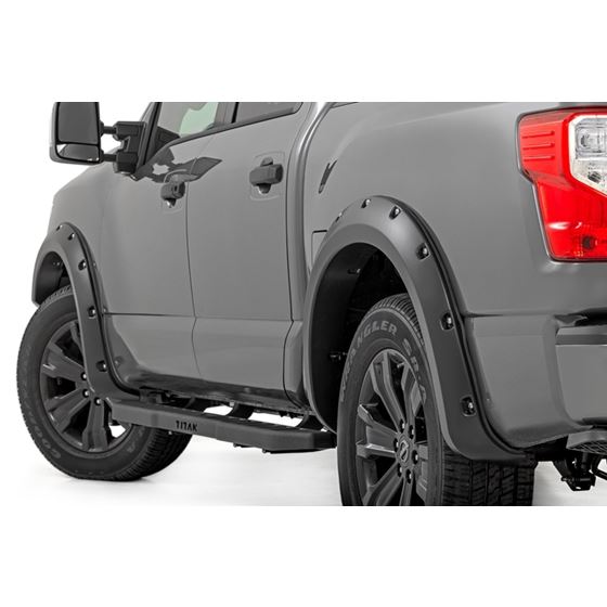 Pocket Fender Flares Crew Cab Nissan Titan 2WD/4WD (2017-2024) (F-N101705A) 1