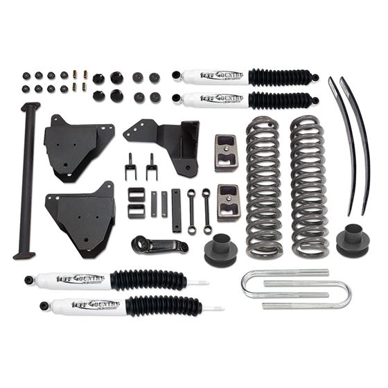 6 Inch Lift Kit 0507 Ford F250F350 Super Duty w SX8000 Shocks Excludes Dually Models Tuff Country 1