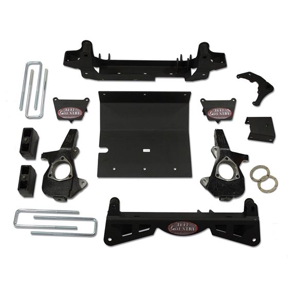 4 Inch Lift Kit 0106 SilveradoSierra 1500HD w3 Piece Sub Frame Tuff Country 1