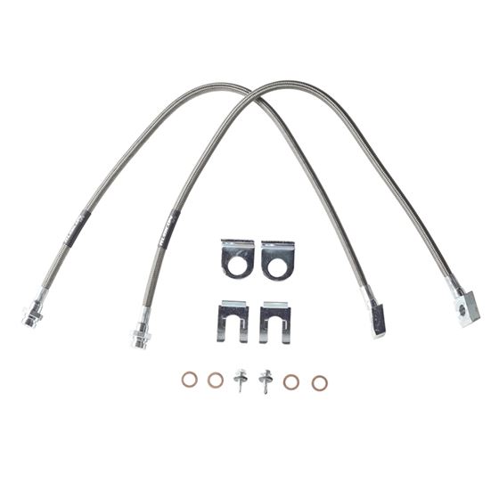 Brake Line Set 22 in. Front Stainless Steel Pair (RE1550) 1