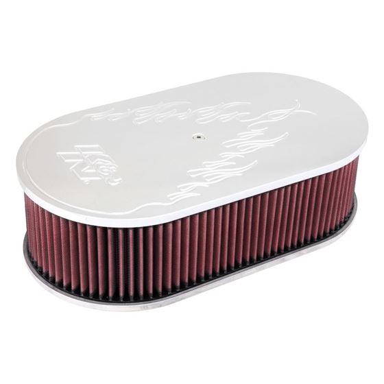 K&N Oval Air Filter Assembly 66-1500 1