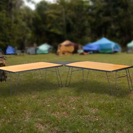 Kick It Camp Table Wood Base and Storage Bag (30100030) 1