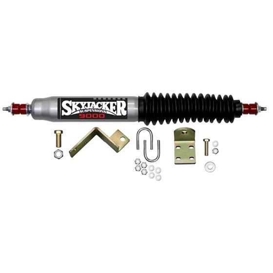 Steering Stabilizer Single Kit 7420 GMCChevy TruckSUV Silver wBlack Boot Skyjacker 1