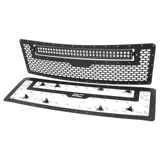 Ford Mesh Grille w30 Inch Dual Row Black Series LED 0914 F150 3