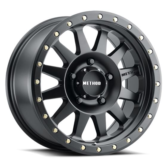 MR304 Double Standard 15x8 -24mm Offset 5x4.5 83mm Centerbore Matte Black 1