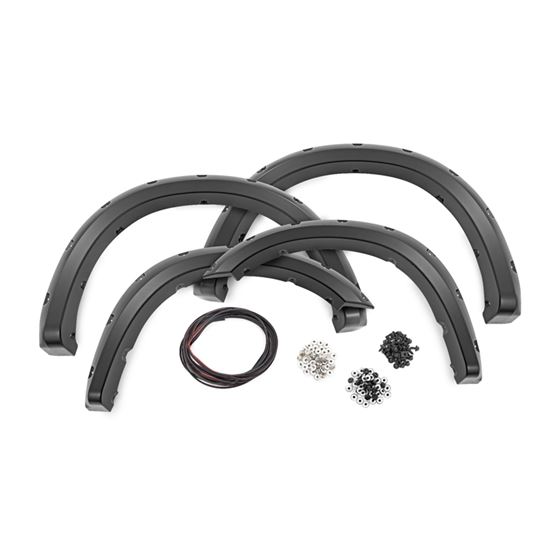 Pocket Fender Flares PXQ Black Metallic Ram 2500 2WD/4WD (19-24) (F-D10917A-PXQ) 1