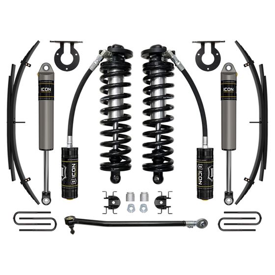 17-23 Ford F250/F350 2.5-3" Lift Stage 2 Coilover System w/ Leaf Springs (K63142L) 1
