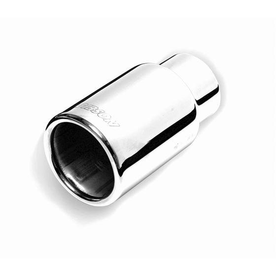 Stainless Rolled Edge Straight Exhaust Tip 500632