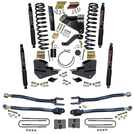 6 in. Suspension Lift Kit with 4-Link Conversion and Black MAX Shocks (F236524K-B) 1