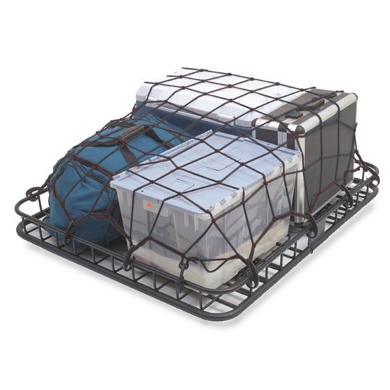 This universal cargo net from Rugged Ridge roof rack stretch net (13551.3)