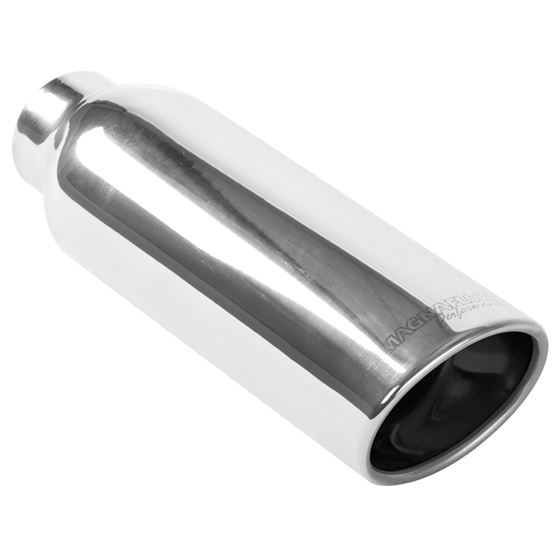 3.5 X 4.25in. Oval Polished Exhaust Tip (35174) 1