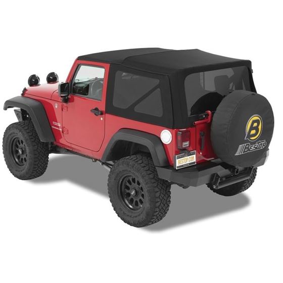 Supertop NX Black Twill  Jeep 20072018 Wrangler JK 2DR 1