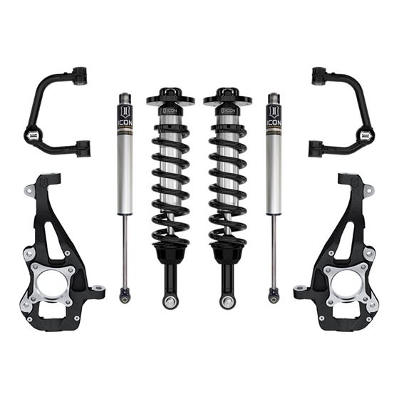 2021-2023 Ford F-150 4WD 3.5-4.5" Lift Stage 1 Suspension System Tubular UCA (K93141T) 1