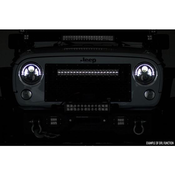 Ford Mesh Grille 30 Inch Dual Row Black Series LED w/Cool White DRL 15-17 F-150 Rough Country 3