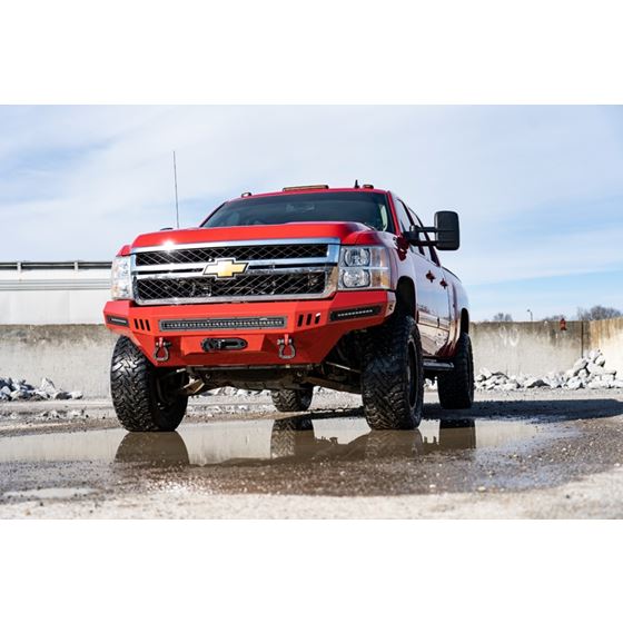 3.5 Inch Lift Kit Knuckle w/ Overloads Chevy/GMC 2500HD/3500HD (11-19) (97630RED) 3