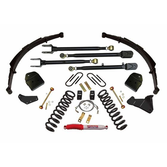 Lift Kit 4 Inch Lift System with Variable Coil Spring 4Link Conversion 0810 Ford F250 Super Duty Sky