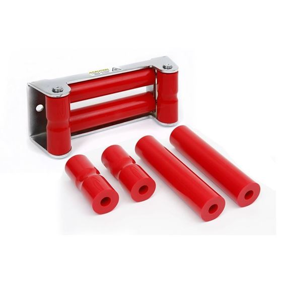Roller Fairlead Rope Rollers For Synthetic Winch Rope Red 1