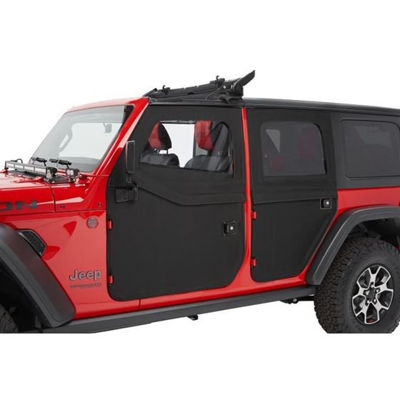 Bestop Full Fabric Doors 2018-2020 Jeep Wrangler JLU